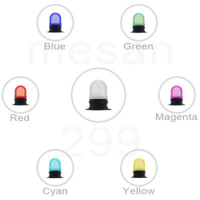 MESAN MS 294.110-220VAC Ø70 RGB LED KONTAK TİP BUZZER TABAN MONTAJ - 2