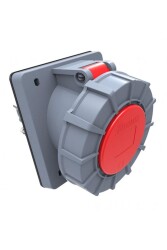 Bemis BC1-3504-7420 4x32A 380V IP67 CEE Norm 45 Derece Eğik Makine Prizi