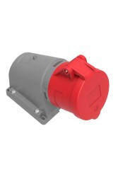 Bemis BC1-3505-2535 5x32A 380V IP44 CEE Norm 90 Derece Eğik Duvar Prizi