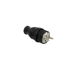 BEMİS BK1-1402-2031, 1/16A 220V KAUÇUK DÜZ UPS FİŞ