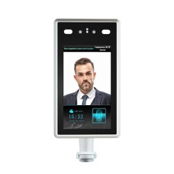 CCTV CAMERA SIP-AC703 (SIP-AC703 + braketi 7 "LCD sıcaklık algılama yüz tanıma kızılötesi kamera erişim kontrol sistemi zaman katılım) - 2