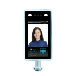 CCTV CAMERA SIP-AC703 (SIP-AC703 + braketi 7 "LCD sıcaklık algılama yüz tanıma kızılötesi kamera erişim kontrol sistemi zaman katılım) - 3