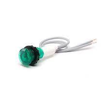 Emas S100Y, 10mm Sinyal Lambası Yeşil Kablolu - 1