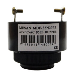 MESAN MS 1203.48VAC-DC Ø28 PANO MONTAJ BUZZER KESİK SES TERMİNAL & VİDA - 2