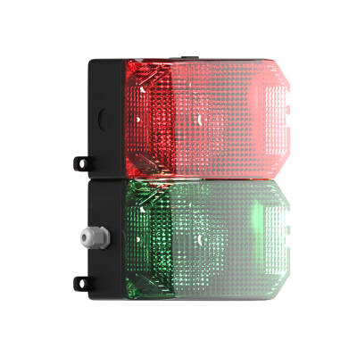 MESAN MS 218.1.2.12-24VAC/DC 2 KAT KÜP LED MULTİFONKSİYON İKAZ LAMBA - 1