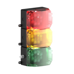 MESAN MS 219.1.3.2.12-24VAC/DC 3 KAT KÜP LED MULTİFONKSİYON İKAZ LAMBA