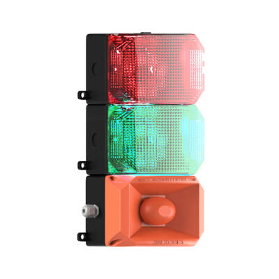 MESAN MS 223.1.2.12-24VDC 2 KAT KÜP LED MULTİFONKSİYON 43 SES SİREN - 2