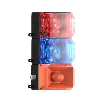 MESAN MS 223.1.2.12-24VDC 2 KAT KÜP LED MULTİFONKSİYON 43 SES SİREN - 1