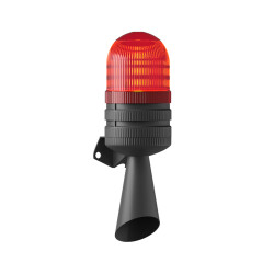 MESAN MS 5847.1.12-60VAC/DC Ø70 LED Multifonksiyon 43 Ses Borulu Elektronik Siren Duvar Montaj