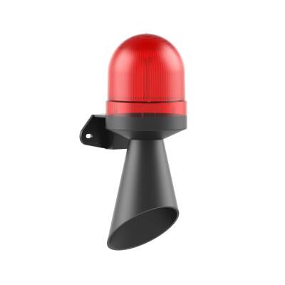MESAN MS 5847.1.12-60VAC/DC Ø70 LED Multifonksiyon 43 Ses Borulu Elektronik Siren Duvar Montaj - 2