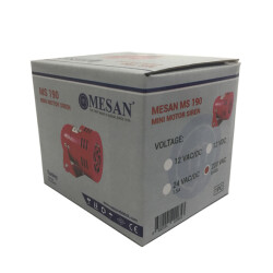 MESAN MS 190.220VAC MİNİ MOTOR SİREN METAL 40W