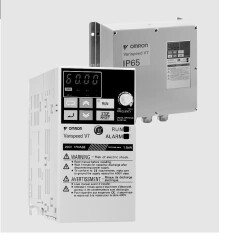 Omron CIMR V7AZ 21P50, 1,5KW 8A 200VAC 3-Faz Frekans invertörü 1,5Kw. 