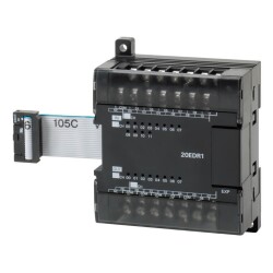 Omron CP1W20EDR1.1, G/Ç genişletme ünitesi, 12 x 24 VDC giriş, 8 x röle çıkışı 2 A