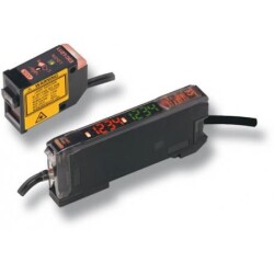 Omron E3CLDA41AN 2M, Fotoelektrik sensör, Lazer amplifikatör, analog çıkış, DC, PNP, 2m kablo