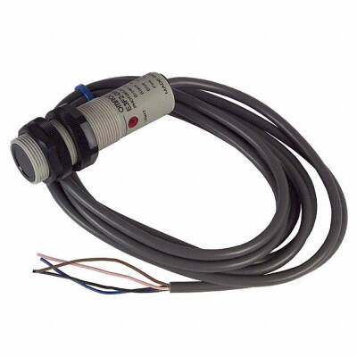 Omron E3F2DS10C4N 12-24VDC, E3F2 Fotosel Cisimden Yansımalı Kab.10CM NPN - 1