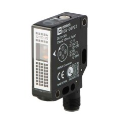 Omron E3SDBN21TOMS, Fotoelektrik sensör, şık, kırmızı LED, algısal, algısal, potansiyometreli, M12