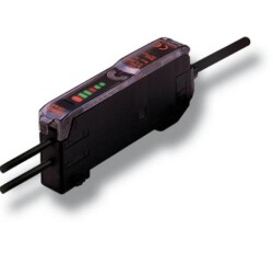 Omron E3XNA41F2MOMS, Potansiyometreli OMRON Fiber amplifikatör, hızlı yanıt süresi, PNP çıkış, 2m kablo