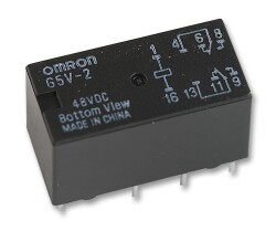 Omron G5V2 48VDC,  G5V PCB Röleler 48VDC 500mW