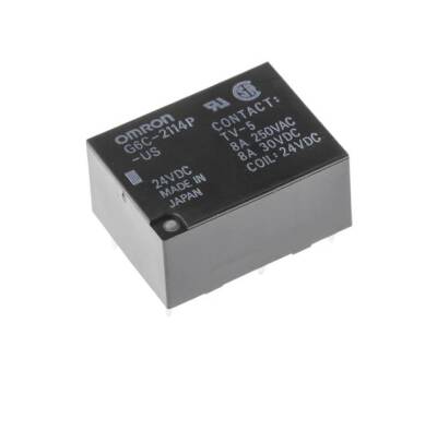 Omron G6C2114PUS 12VDC, Güç Rölesi 6Pin 8A 250VAC - 1