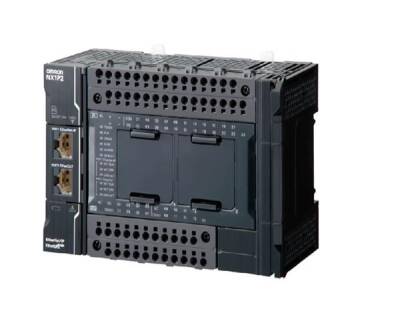 Omron NX1P21040DT1, Dijital Transistör G/Ç (PNP), 1,5 MB bellek, EtherCAT (2 servo ekseni, 4 PTP ekseni, 16 EtherCAT düğümü), EtherNet/IP ve 2 seri seçenek bağlantı noktasına sahip - 1
