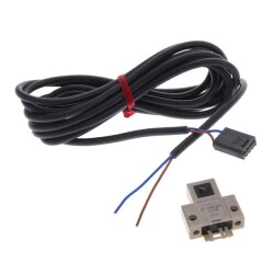 Omron EESPWL311,Fotomikro sensör, Uzun mesafe, geçiş ışını 5-24 VDC Kızılötesi 1 metre algılama mesafesi NPN Çıkışı Karanlıkta açık sadece emitör