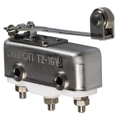 Omron TZ1GV2, Anahtar Çıtçıt Hareketli NO/NC SPDT Menteşe Makaralı Kol Vidası 1A 250VAC 125VDC 1.27N Vida Bağlantısı - 1