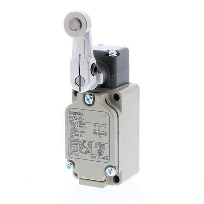 Omron WLCA2GNOMR, Limit switch, makaralı kol: R38 mm, ön hareket 15±5°, DPDB, Pg13.5  - 1