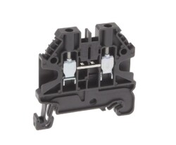 Omron XW5TS2511-1, Terminal Bloğu, Vida, 2 Kutuplu, 1kV, 24A, 2,5mm², Koyu Gri