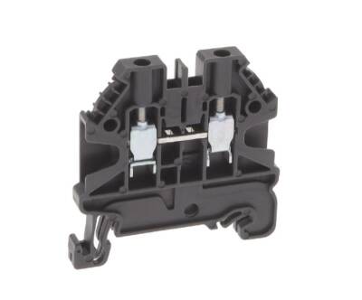 Omron XW5TS2511-1, Terminal Bloğu, Vida, 2 Kutuplu, 1kV, 24A, 2,5mm², Koyu Gri - 1