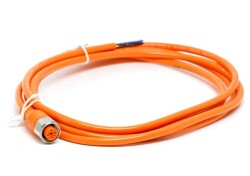 Omron Y92ELM12PVC3A2ML, Sensör Bağlantı Parçaları ve Aksesuarları M12 4W SUS Bağlantı 2M Düz