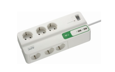 Schneider APC PM6U-GR 230V 6lı 2 Usb Hızlı Şarj Çıkışlı Akım Korumalı Priz - 3