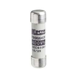 Schneider Electric DF2BN0200, 2 Amper, 400 Volt, Kartuş Silindirik Sigorta, Tip gG, 8.5x31.5mm