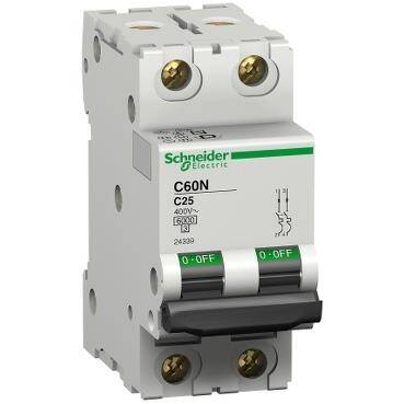 Schneider Electric 24338, C60N2PC20A 6KA C SE 20A 2KUT OTO SİG - 1