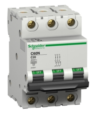 Schneider Electric 25013, M.Gerin C60H 4P 16 A C Sigorta - 1