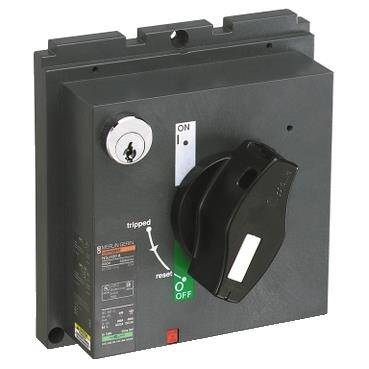 Schneider Electric 32597, ön döner kol - siyah kol - NS400..630 / NR400…630 / NSJ400…630 için - 1