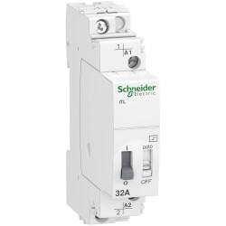 Schneider Electric A9C30831, darbe rölesi iTRY - 1P - 1NA - 32A - bobin 110 VDC - 230...240 VAC 50/60Hz