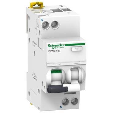 Schneider Electric A9D34610, 10 Amper, 30mA, Monofaze, C Tipi, Kaçak Akım Korumalı Otomatik Sigorta, 2 Kutuplu (1Faz+Nötr), 4.5 kA - 1