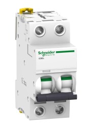Schneider Electric A9F94263, iC60L - minyatür devre kesici - 2P - 63A - C eğrisi