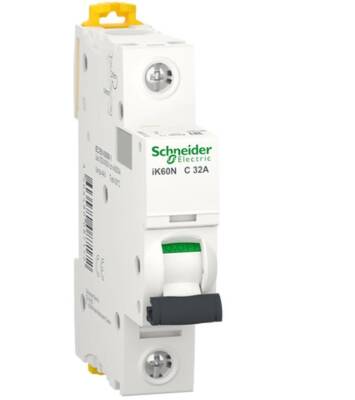 Schneider Electric A9K24132, 32 Amper, 1 Fazlı, C Tipi, Otomatik Sigorta, 6kA , 1x32A  - 1