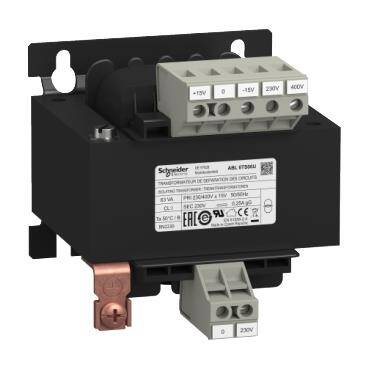 Schneider Electric ABL6TS06U, gerilim transformatörü - 230..400 V - 230 V - 63 VA - 1
