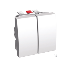 Schneider Electric ALB45056, Altira - İkili Vavien - 16A - Beyaz