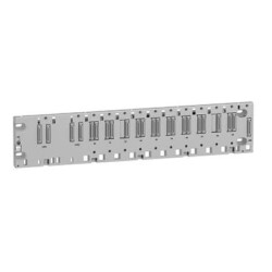 Schneider Electric BMEXBP1002, kabinet X80 - 10 yuva - Yedekli PS - Eternet arkaplan