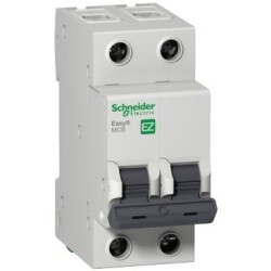 Schneider Electric EZ9F43250, 50 Amper, 2 Fazlı, C Tipi, Otomatik Sigorta, 3 kA, C50x2