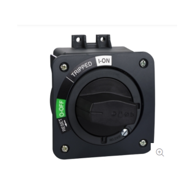 Schneider Electric EZAROTDS, döner kol - EZC100 için - siyah kol siyah ön plaka - doğrudan montaj - 1