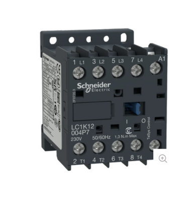 Schneider Electric LC1K12004M7, TeSys K kontaktör - 4P(4 NA) - AC-1 - <= 440 V 20 A - 220...230 V AC bobin - 1