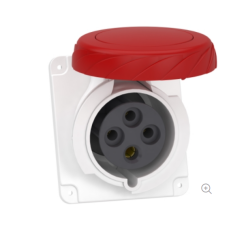 Schneider Electric PKF32F734, PratiKa Eğik Makina Prizi - vidalı bağlantı- 4*32A - 3P + E - 380...415 V AC