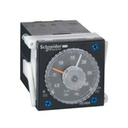 Schneider Electric RE48ACV12MW, Çift Fonksiyonlu Röle, Harmony Zamanlayıcı Röleleri, 5A, 2Co, 0,02S...300H, Asimetrik Yanıp Sönme, 24...240V AC DC
