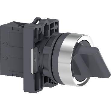 Schneider Electric XA2ED41, Mandal buton - standart mandal - 2 konumlu - 1NA - 1