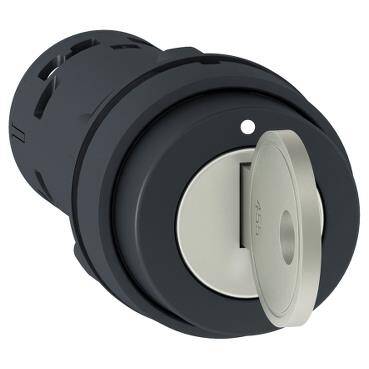 Schneider Electric XB7NG21,anahtar seçici anahtar  - anahtar kilidi - 2 pozisyon - 1 NA - 455 sol - 1