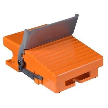 Schneider Electric XPER911,tek ayak anahtarı - IP66 - kapaksız - metalik - turuncu -2 NK-2 NA - 1